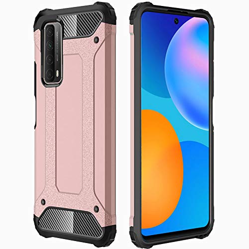 [Tough Armoured Case] ShockProof Dual-Layer Protective Heavy Duty Cover for Huawei P Smart 2021
