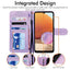 [Wallet Case] Protective Cover with Cash & Card Holder, Stand and Wrist Strap For Samsung Galaxy A32 5G