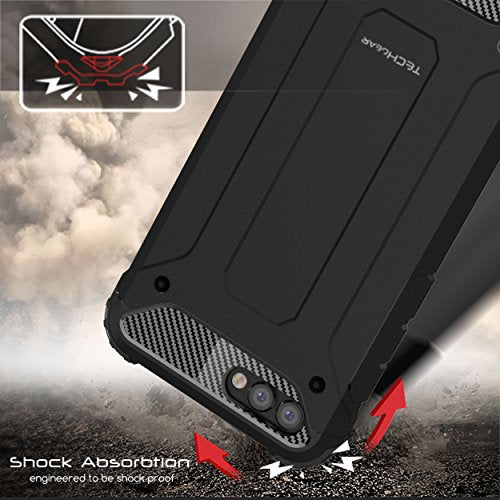 [Tough Armoured Case] ShockProof Dual-Layer Protective Heavy Duty Cover for Honor 10