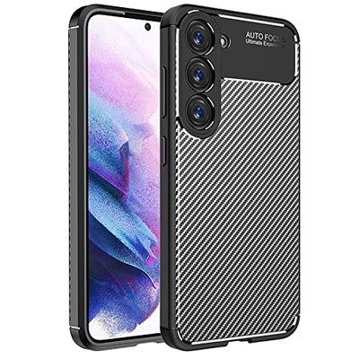 [CarbonFlex Case] Premium Shockproof Soft Slim Cover with Carbon Fibre Effect For Samsung  Galaxy S23