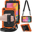 [UTILITY Case] Full Body Shockproof Case with Stand, Hand & Shoulder Strap for Samsung Galaxy Tab A 8.0 2019 (SM-T290 / SM-T295)
