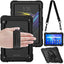 [UTILITY Case] Full Body Shockproof Case with Stand, Hand & Shoulder Strap for Huawei Mediapad T5 10.1 Inch 2018