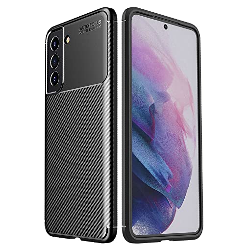 [CarbonFlex Case] Premium Shockproof Soft Slim Cover with Carbon Fibre Effect For Samsung  Galaxy S21 FE