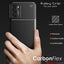 [CarbonFlex Case] Premium Shockproof Soft Slim Cover with Carbon Fibre Effect For Oppo A16s