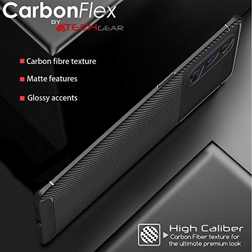 [CarbonFlex Case] Premium Shockproof Soft Slim Cover with Carbon Fibre Effect For Oppo Reno4 Pro 5G