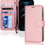 [Wallet Case] Protective Cover with Cash & Card Holder, Stand and Wrist Strap For Apple iPhone 12 Pro Max