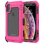 [Contender Case] iPhone XS Max Heavy Duty Case with Built-in Screen Protector, 360 [Full Body] Protective Cover with Kick Stand