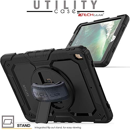[UTILITY Case] Full Body Shockproof Case with Stand, Hand & Shoulder Strap for Apple iPad Air 3rd Gen 2019 / iPad Pro 10.5"
