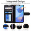 [Wallet Case] Protective Cover with Cash & Card Holder, Stand and Wrist Strap For Oppo A16s