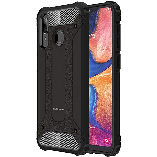 [Tough Armoured Case] ShockProof Dual-Layer Protective Heavy Duty Cover for Samsung Galaxy A20e