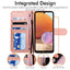 [Wallet Case] Protective Cover with Cash & Card Holder, Stand and Wrist Strap For Samsung Galaxy A32 5G
