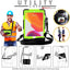 [UTILITY Case] Full Body Shockproof Case with Stand, Hand & Shoulder Strap for Apple iPad 10.2" 2021 - 2019 [9th/8th/7th Generation]