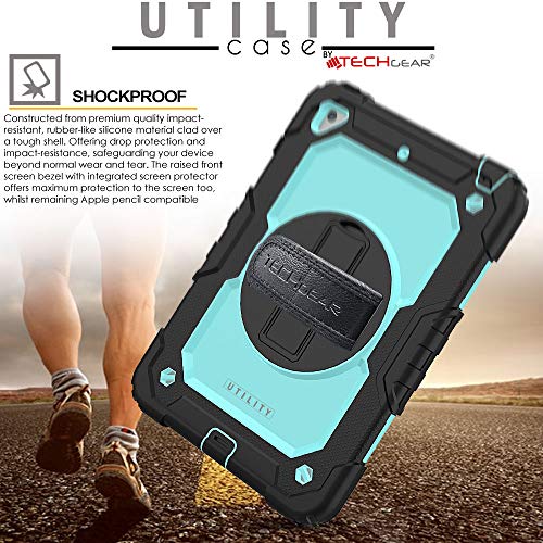 [UTILITY Case] Full Body Shockproof Case with Stand, Hand & Shoulder Strap for Apple iPad Mini 5 / iPad Mini 4