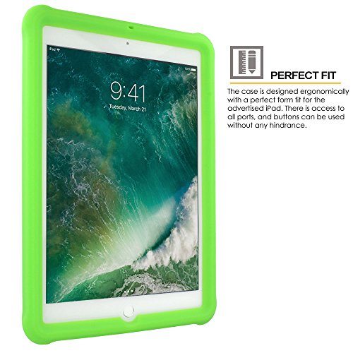 [Bumper Case] Shockproof Soft Easy Grip Case for Apple iPad 9.7" (2018/2017)