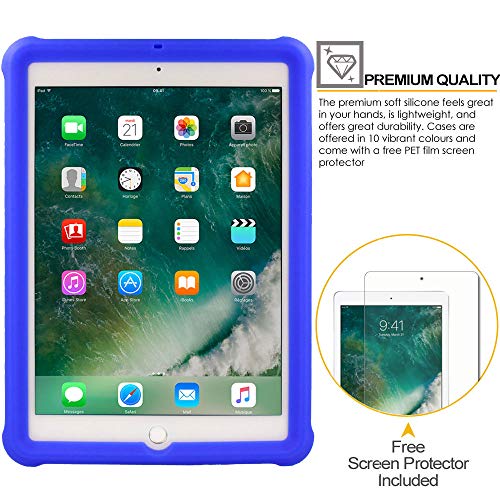 [Bumper Case] Shockproof Soft Easy Grip Case for Apple iPad 9.7" (2018/2017)