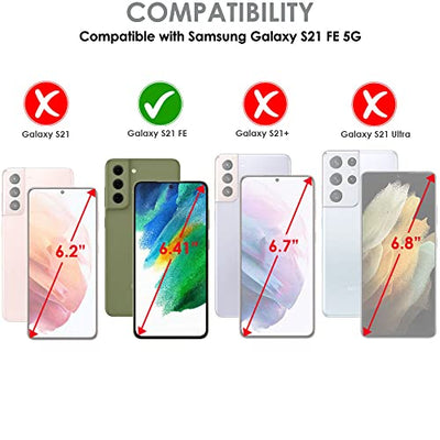 [Tough Armoured Case] ShockProof Dual-Layer Protective Heavy Duty Cover for Samsung Galaxy S21 FE