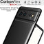 [CarbonFlex Case] Premium Shockproof Soft Slim Cover with Carbon Fibre Effect For Google Pixel 6