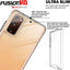 [Fusion HD Case] Shockproof Fused Gel Bumper & Hard Back Slim Clear Cover for Samsung Galaxy Galaxy S20 FE