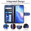 [Wallet Case] Protective Cover with Cash & Card Holder, Stand and Wrist Strap For Oppo Find X3 Neo 5G