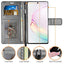 [Wallet Case] Protective Cover with Cash & Card Holder, Stand and Wrist Strap For Samsung Note 10