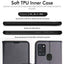 [Wallet Case] Protective Cover with Cash & Card Holder, Stand and Wrist Strap For Samsung Galaxy A21s