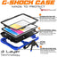 [G-SHOCK Case] Heavy Duty Long Survival Screen Protector Case for Apple iPad 11th & 10th Generation, iPad 2025 / 2022