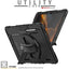 [UTILITY Case] Full Body Shockproof Case with Stand, Hand & Shoulder Strap for Samsung Galaxy Tab S8 Ultra 14.6" (SM-X900 / SM-X906)