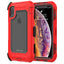 [Contender Case] iPhone XS Max Heavy Duty Case with Built-in Screen Protector, 360 [Full Body] Protective Cover with Kick Stand