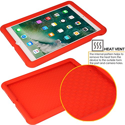 [Bumper Case] Shockproof Soft Easy Grip Case for Apple iPad 9.7" (2018/2017)