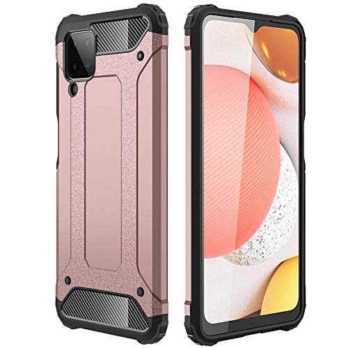 [Tough Armoured Case] ShockProof Dual-Layer Protective Heavy Duty Cover for Samsung Galaxy A12