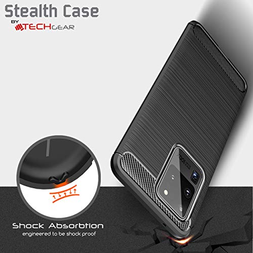[Stealth Case] Samsung Galaxy S21 Soft Protective Slim Cover with Carbon Fibre Detailing