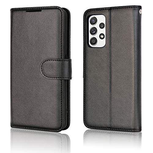 [Wallet Case] Protective Cover with Cash & Card Holder, Stand and Wrist Strap For Samsung Galaxy A52s 5G
