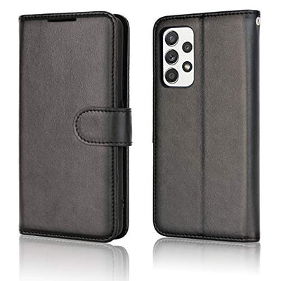 [Wallet Case] Protective Cover with Cash & Card Holder, Stand and Wrist Strap For Samsung Galaxy A52s 5G
