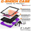 [G-SHOCK Case] Heavy Duty Long Survival Screen Protector Case for iPad 10.2" 2021, 2020, 2019 [9th/8th/7th Generation]