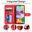 [Wallet Case] Protective Cover with Cash & Card Holder, Stand and Wrist Strap For Samsung Galaxy A21s