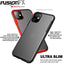 [Fusion FX Case] Slim & Light Tough Fused Gel Bumper & Hard Back Matte Case for iPhone 11