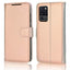[Wallet Case] Protective Cover with Cash & Card Holder, Stand and Wrist Strap For Samsung Note 20