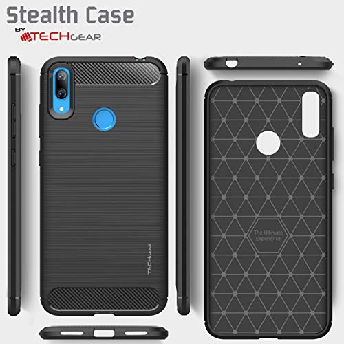 [Stealth Case] Huawei Y7 2019  Soft Protective Slim Cover with Carbon Fibre Detailing