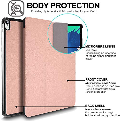 [Smart Case] Slim Stand Cover with Auto Sleep/Wake for Apple iPad Air 5 / 4 (5th / 4th Generation)