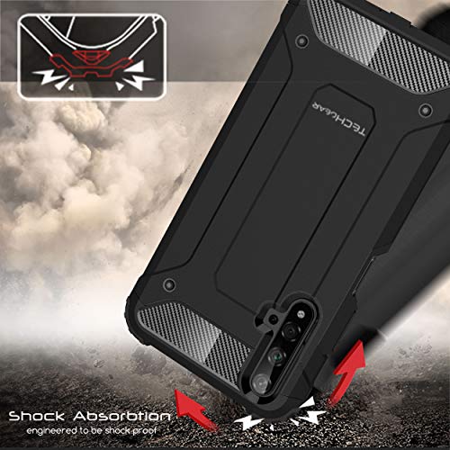 [Tough Armoured Case] ShockProof Dual-Layer Protective Heavy Duty Cover for Honor 20