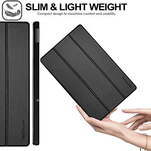 [Smart Case] Slim Stand Cover with Auto Sleep/Wake for Lenovo Tab M10 Plus 3rd Gen 2022 (10.6") TB125 / TB128