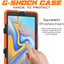 [G-SHOCK Case] Heavy Duty Long Survival Screen Protector Case for Samsung Galaxy Tab A 10.5" (SM-T590)