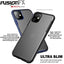 [Fusion FX Case] Slim & Light Tough Fused Gel Bumper & Hard Back Matte Case for iPhone 11