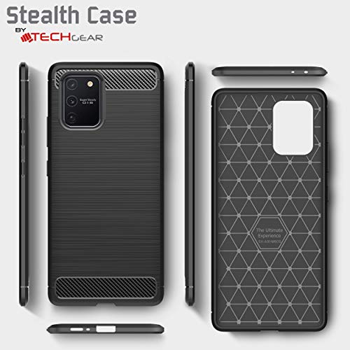 [Stealth Case] Samsung Galaxy S10 Lite Soft Protective Slim Cover with Carbon Fibre Detailing