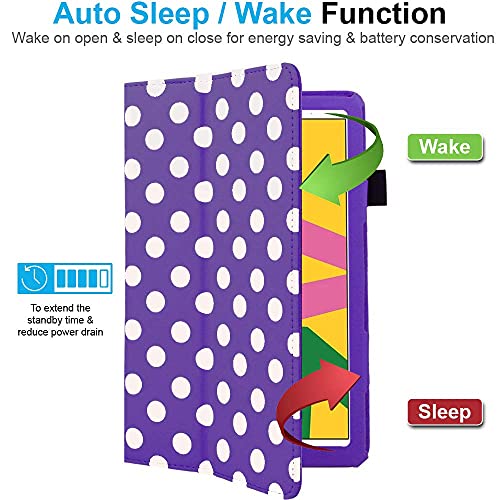 [Folio Case] Smart Cover Stand with Auto Sleep/Wake & Hand Strap For Apple iPad 10.2" 2021 / 2020 / 2019 [9th / 8th / 7th Generation]