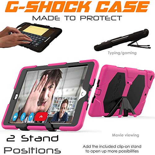 [G-SHOCK Case] Heavy Duty Long Survival Screen Protector Case for iPad 10.2" 2021, 2020, 2019 [9th/8th/7th Generation]
