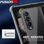 [Fusion HD Case] Shockproof Fused Gel Bumper & Hard Back Slim Clear Cover for Samsung Galaxy Z Fold 4