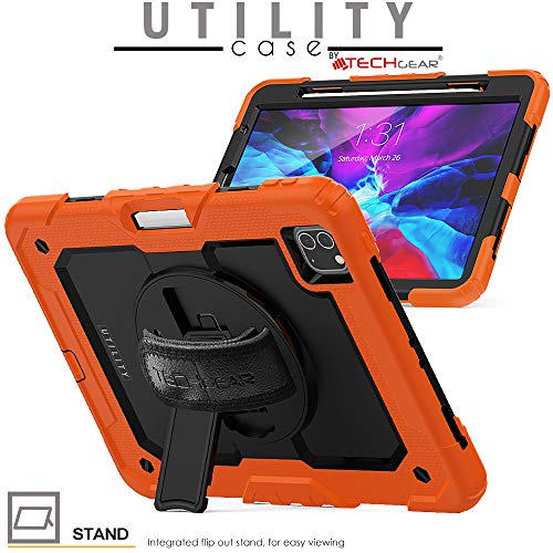 [UTILITY Case] Full Body Shockproof Case with Stand, Hand & Shoulder Strap for Apple iPad Pro 11" 2022 & 2021 [4th & 3rd Generations]