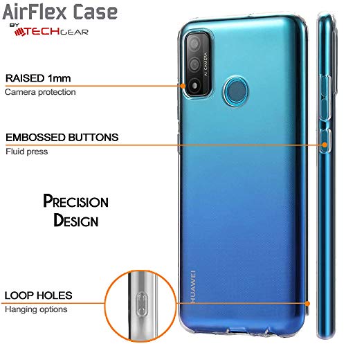 [AirFlex Case] Crystal Clear Slim & Light, Protective,  Soft Gel Cover for Huawei P Smart 2020