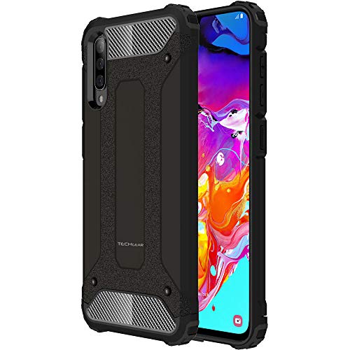 [Tough Armoured Case] ShockProof Dual-Layer Protective Heavy Duty Cover for Samsung Galaxy A70